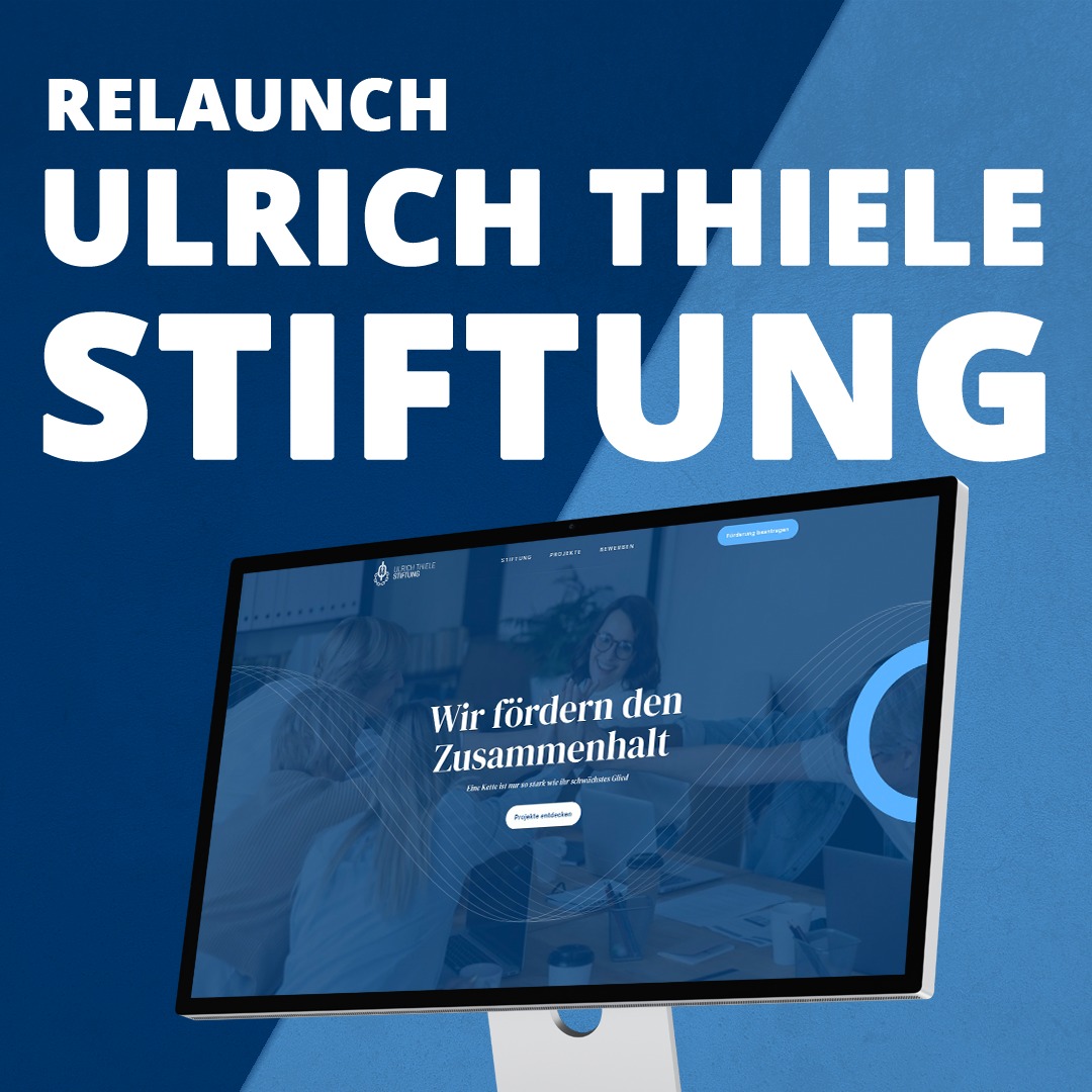Heute möchten wir euch ein neues Projekt aus unserem Bereich Webdesign vorstellen - der Relaunch der Ulrich Thiele Stiftung.

Innerhalb des Projekts durften wir sowohl Design als auch Entwicklung übernehmen.

Ein besonderes Augenmerk lag dabei auf der benutzerfreundlichen Präsentation der Projekte. Dafür haben wir innovative Features wie einen horizontalen und vertikalen Slider integriert, die den Besuchern eine interaktive und übersichtliche Darstellung der Projekte ermöglichen. Zusätzlich sorgt ein Filtersystem dafür, dass die Projekte nach Jahren und Kategorien sortiert werden können. Um die Nutzererfahrung weiter zu verbessern, haben wir ein Overlay eingebaut, das beim Überfahren von Projekten Detailinformationen anzeigt – so bleibt die Website sowohl informativ als auch übersichtlich. Durch ein Kontaktformular können direkt neue Projekte zur Förderung eingereicht werden.

Wir möchten uns hiermit für die erfolgreiche und gute Zusammenarbeit bedanken - es war uns eine Freude!

#webdesign #websitelaunch #b2bagentur #onlineagentur #webdevelopment #Website #sauerland #websiterelaunch #relaunch